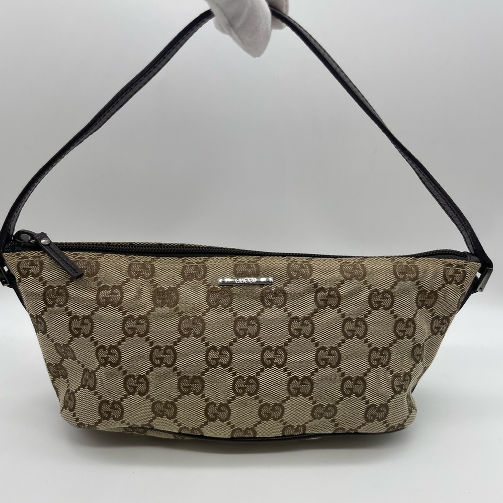 Gucci Boat Pochette Canvas Bag